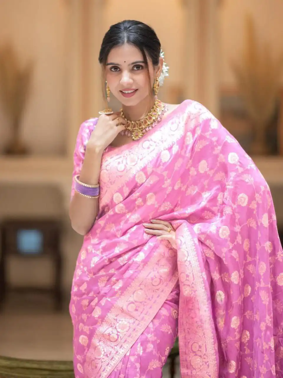 Baby Pink Soft Lichi Silk With Jacquard Work Saree | Sarees, Bollywood Sarees, Creative Sarees, Designer Sarees, Embroidered Sarees, Ethnic Saree, Modern Digital sarees, Party Wear Sarees