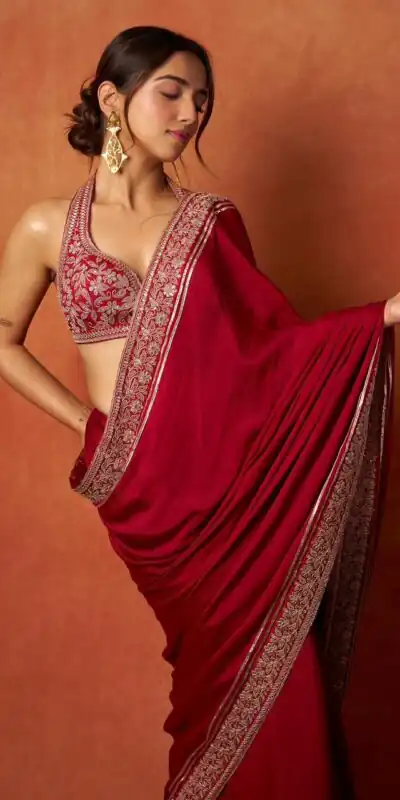 Beautiful Red Soft Rangoli Silk Sequence Work Saree | Sarees, Bollywood Sarees, Creative Sarees, Designer Sarees, Embroidered Sarees, Ethnic Saree, Modern Digital sarees, Party Wear Sarees