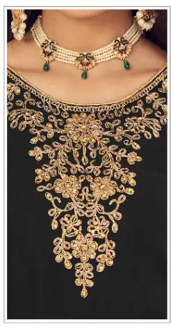 Black Georgette Stone Work Salwar Suit | Jump Suits, Salwar suit, Casual Suits, Creative suits, Designer Suits, Palazzo Suits, Party Wear Suits, Patiala Suits, Straight Suits
