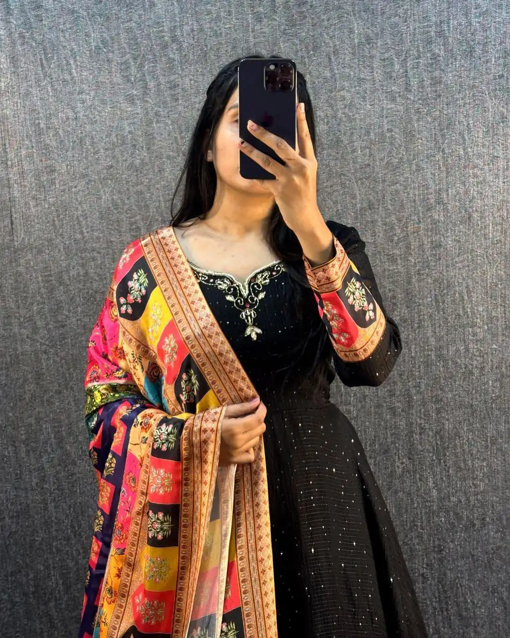 Black Georgette Wide Sequence Work Anarkali Gown | Gowns, Bollywood Gowns, Creative Gowns, Designer Gowns, Embroidered Gowns, Party Wear Gowns, Straight Suits