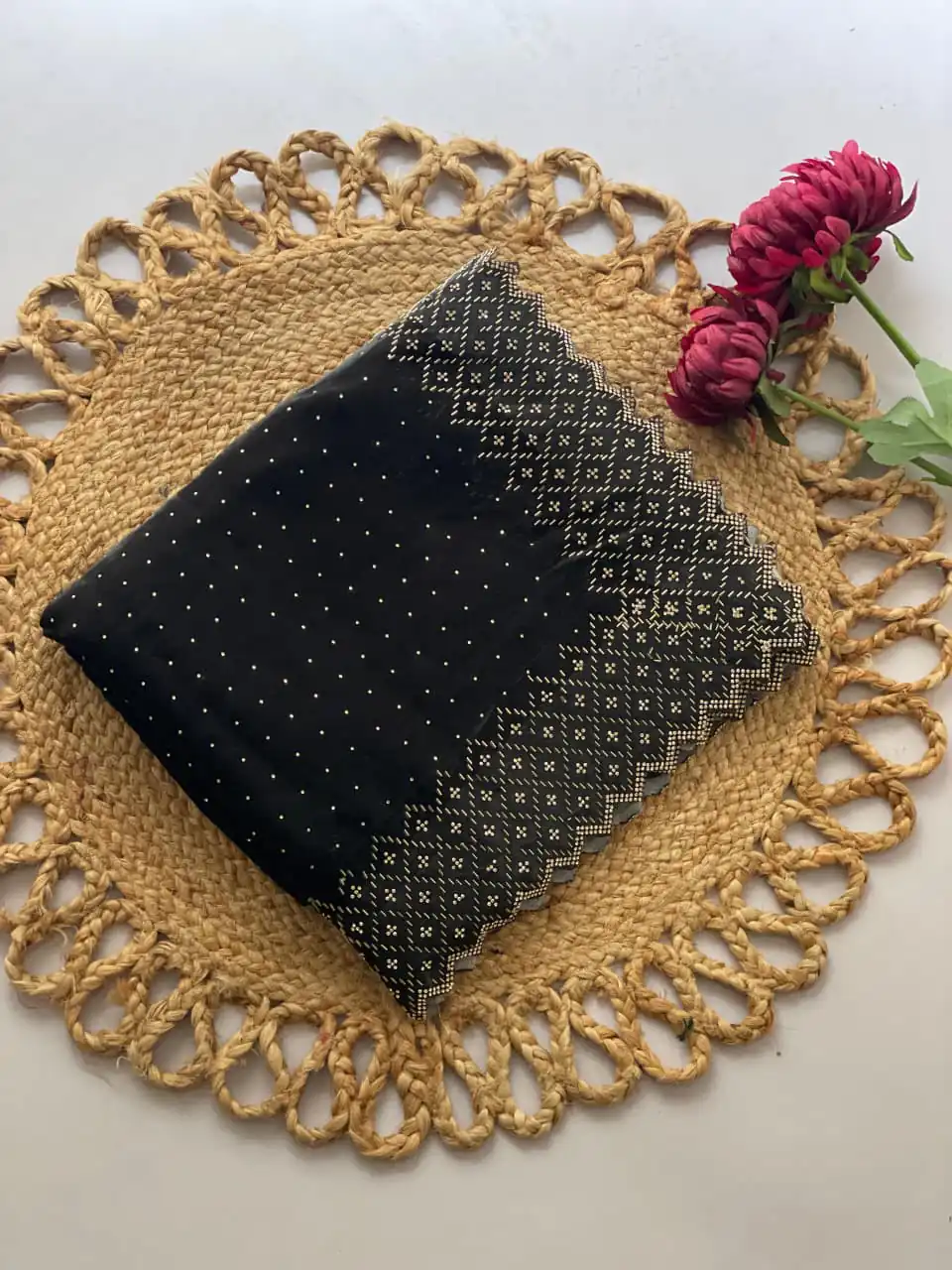 Black Jimmy Choo Diamond Saree | Sarees, Bollywood Sarees, Creative Sarees, Designer Sarees, Embroidered Sarees, Ethnic Saree, Modern Digital sarees, Party Wear Sarees