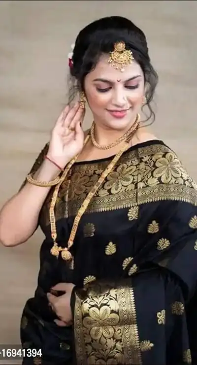 Black Lichi Silk Border Work Saree | Sarees, Bollywood Sarees, Creative Sarees, Designer Sarees, Embroidered Sarees, Ethnic Saree, Modern Digital sarees, Party Wear Sarees