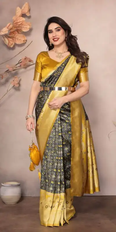 Black Lichi Silk Jacquard Rich Pallu Saree | Sarees, Bollywood Sarees, Creative Sarees, Designer Sarees, Embroidered Sarees, Ethnic Saree, Modern Digital sarees, Party Wear Sarees