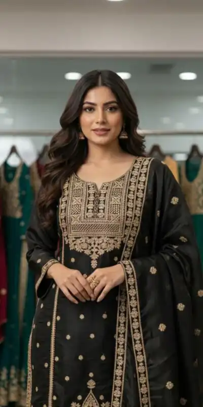 Black Organza Sequence Work Salwar Suit | Jump Suits, Salwar suit, Casual Suits, Creative suits, Designer Suits, Palazzo Suits, Party Wear Suits, Patiala Suits, Straight Suits