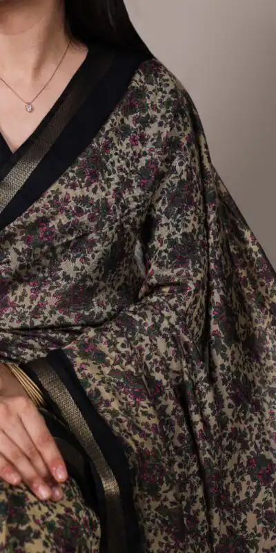 Black Polyester Viscose Chanderi Zari Work Saree | Sarees, Bollywood Sarees, Creative Sarees, Designer Sarees, Embroidered Sarees, Ethnic Saree, Modern Digital sarees, Party Wear Sarees