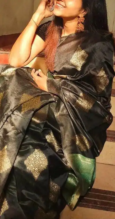 Black Soft Lichi Silk With Lace Border Saree | Sarees, Bollywood Sarees, Creative Sarees, Designer Sarees, Embroidered Sarees, Ethnic Saree, Modern Digital sarees, Party Wear Sarees