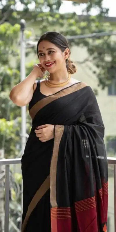 Black Soft Lilan Slab Border Work Saree | Sarees, Bollywood Sarees, Creative Sarees, Designer Sarees, Embroidered Sarees, Ethnic Saree, Modern Digital sarees, Party Wear Sarees