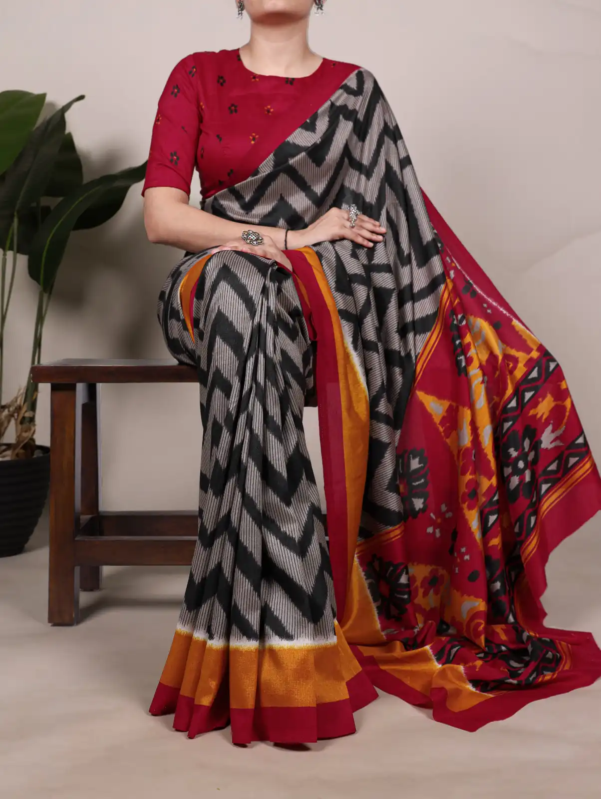 Black Tasar Silk Saree | Sarees, Bollywood Sarees, Creative Sarees, Designer Sarees, Embroidered Sarees, Ethnic Saree, Modern Digital sarees, Party Wear Sarees