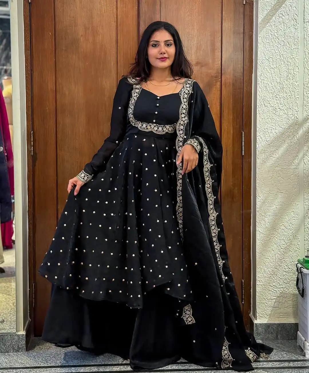 Black Vichitra Silk Zari Embroidery Work Salwar Suit | Jump Suits, Salwar suit, Casual Suits, Creative suits, Designer Suits, Palazzo Suits, Party Wear Suits, Patiala Suits, Straight Suits