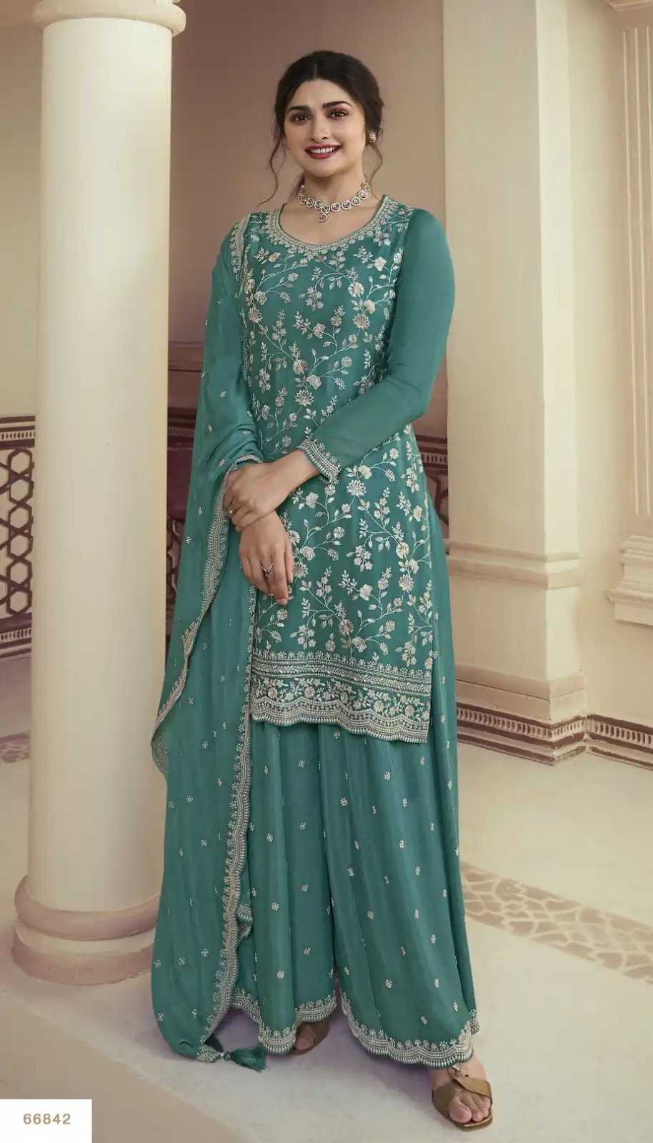 Blue Chinon Embroidery Multi Work Salwar Suit | Jump Suits, Salwar suit, Casual Suits, Creative suits, Designer Suits, Palazzo Suits, Party Wear Suits, Patiala Suits, Straight Suits