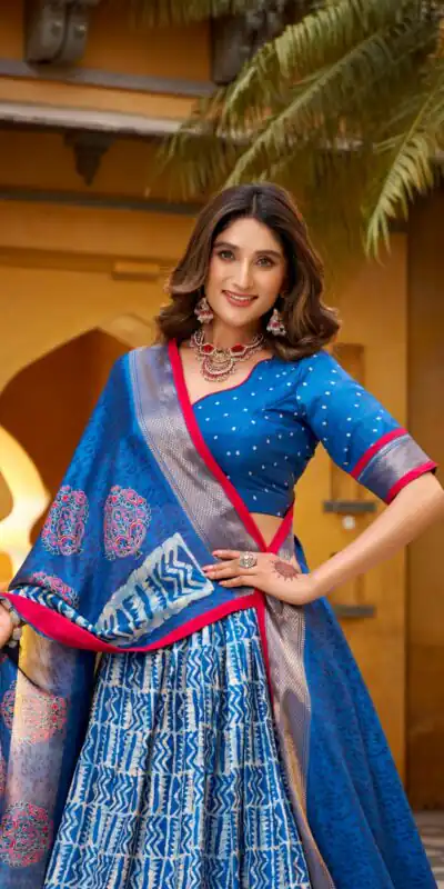 Blue Dola Silk Zari Weaving Work Lehenga Choli | Lehenga, Bollywood Lehenga, Creative Lehenga, Designer Lehenga, Embroidered Lehenga, Party Wear Lehenga