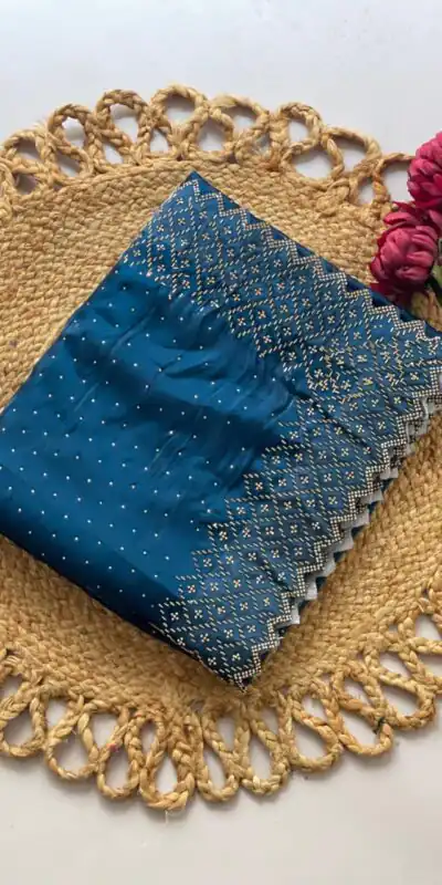 Blue Jimmy Choo Diamond Saree | Sarees, Bollywood Sarees, Creative Sarees, Designer Sarees, Embroidered Sarees, Ethnic Saree, Modern Digital sarees, Party Wear Sarees