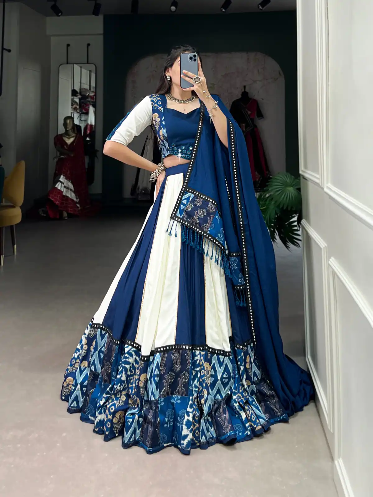 Blue Rayon Printed Print Lehenga Choli | Lehenga, Bollywood Lehenga, Creative Lehenga, Designer Lehenga, Embroidered Lehenga, Party Wear Lehenga