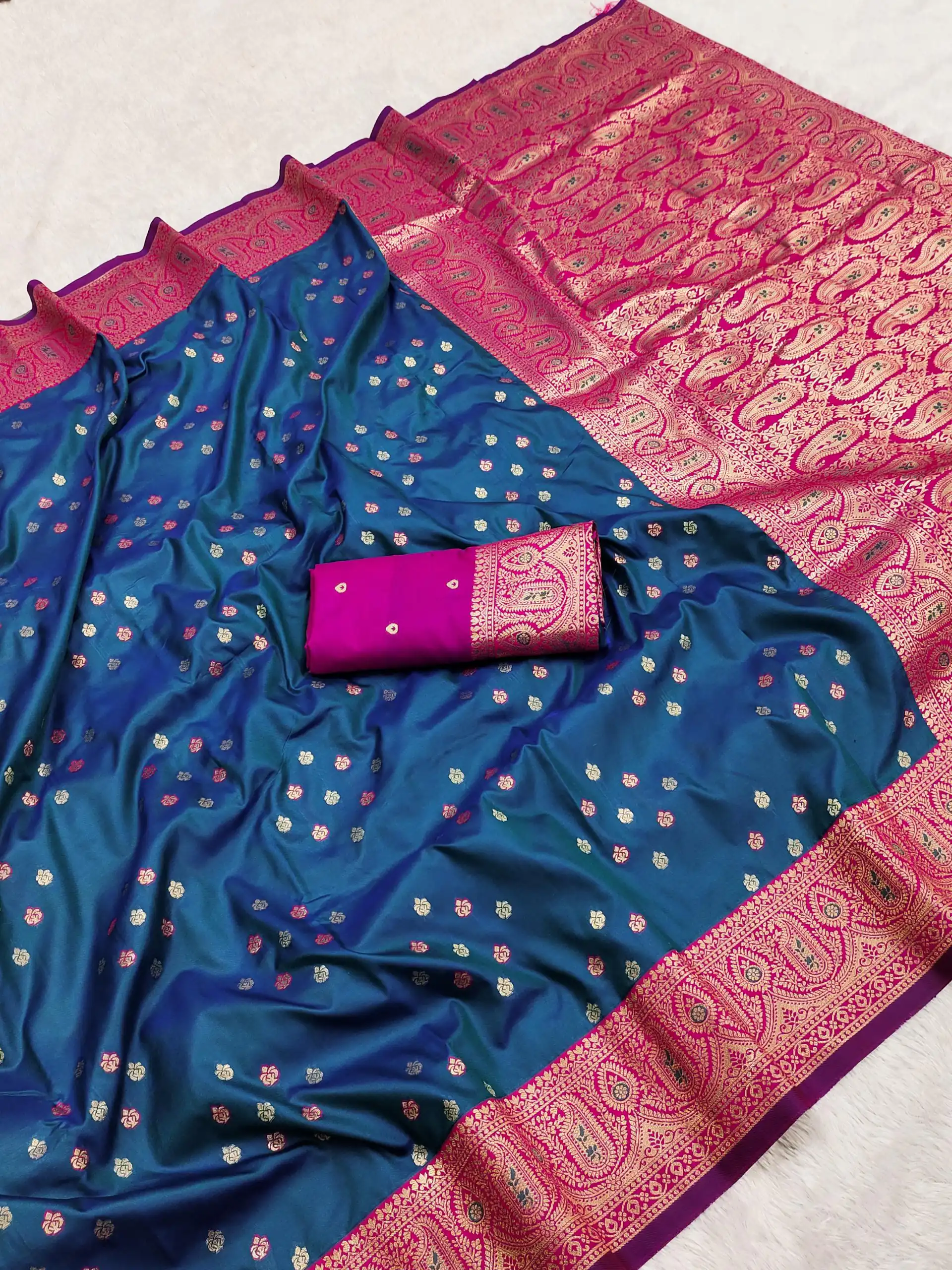 Blue Rich Banarasi Silk Zari Lace Work Saree | Sarees, Bollywood Sarees, Creative Sarees, Designer Sarees, Embroidered Sarees, Ethnic Saree, Modern Digital sarees, Party Wear Sarees