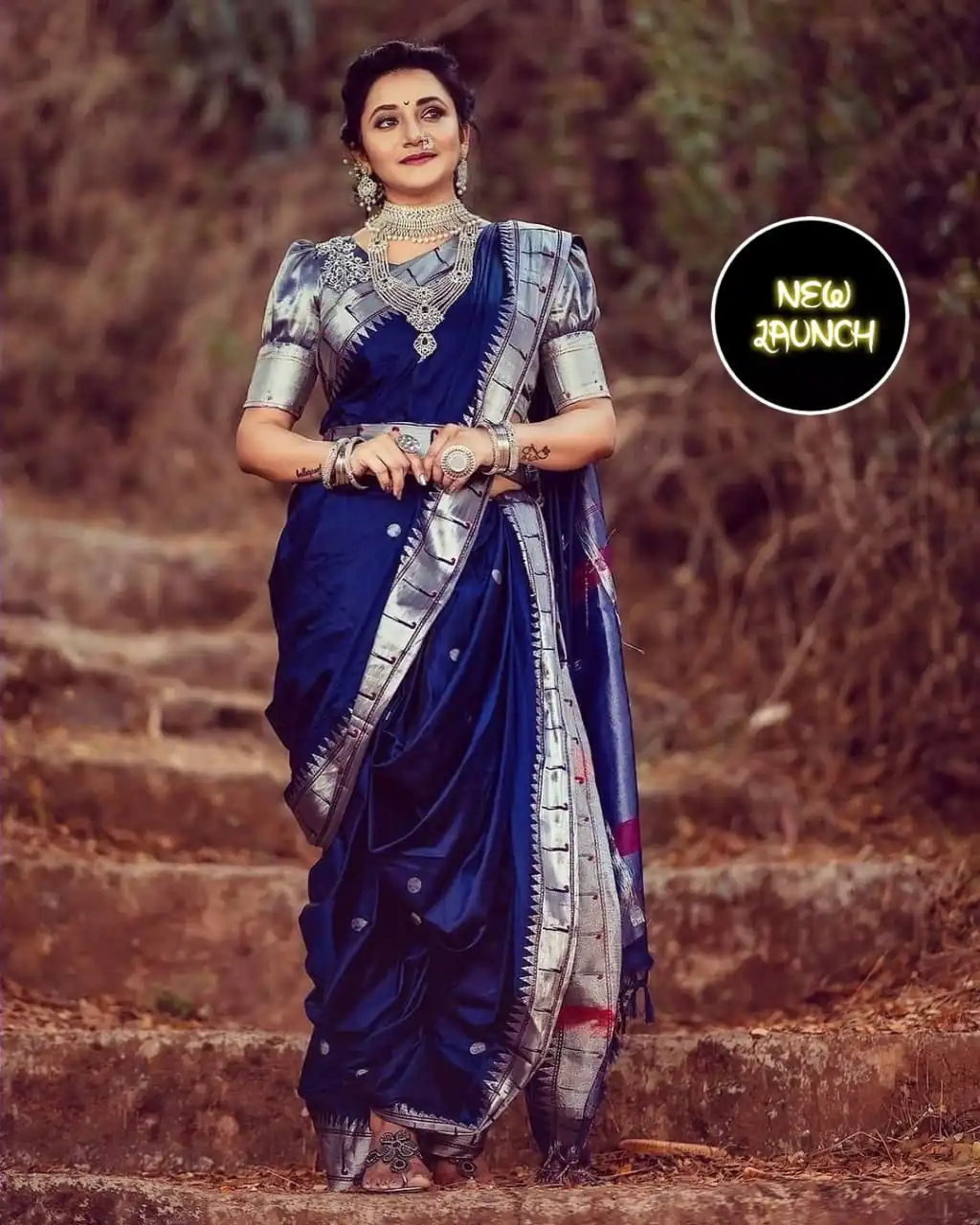 Blue Soft Lichi Silk All Over Border Work Saree | Sarees, Bollywood Sarees, Creative Sarees, Designer Sarees, Embroidered Sarees, Ethnic Saree, Modern Digital sarees, Party Wear Sarees