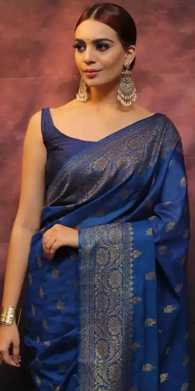 Blue Soft Lichi Silk Lace Border Lace Work Saree | Sarees, Bollywood Sarees, Creative Sarees, Designer Sarees, Embroidered Sarees, Ethnic Saree, Modern Digital sarees, Party Wear Sarees