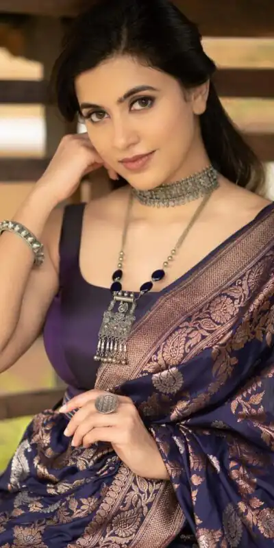 Blue Soft Lichi Silk Lace Border Work Saree | Sarees, Bollywood Sarees, Creative Sarees, Designer Sarees, Embroidered Sarees, Ethnic Saree, Modern Digital sarees, Party Wear Sarees