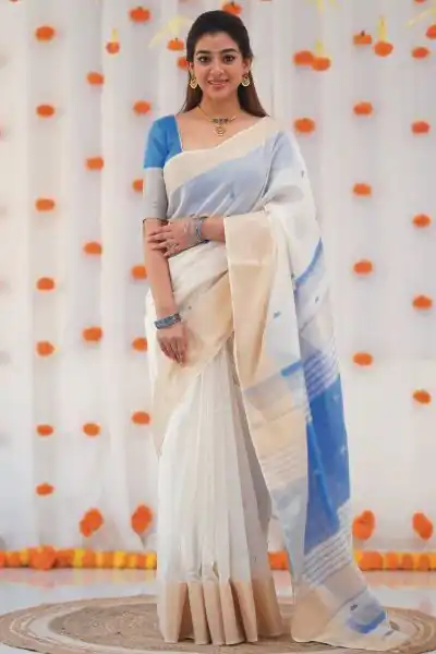 Blue Soft Lilan Slab Lace Border Work Saree | Sarees, Bollywood Sarees, Creative Sarees, Designer Sarees, Embroidered Sarees, Ethnic Saree, Modern Digital sarees, Party Wear Sarees