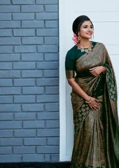 Blue Soft Silk Jacquard Work On All Over Saree | Sarees, Bollywood Sarees, Creative Sarees, Designer Sarees, Embroidered Sarees, Ethnic Saree, Modern Digital sarees, Party Wear Sarees