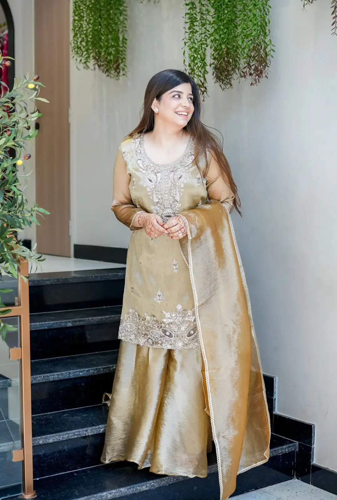 Brown Jimmy Choo Embroidery Lace Work Salwar Suit | Jump Suits, Salwar suit, Casual Suits, Creative suits, Designer Suits, Palazzo Suits, Party Wear Suits, Patiala Suits, Straight Suits