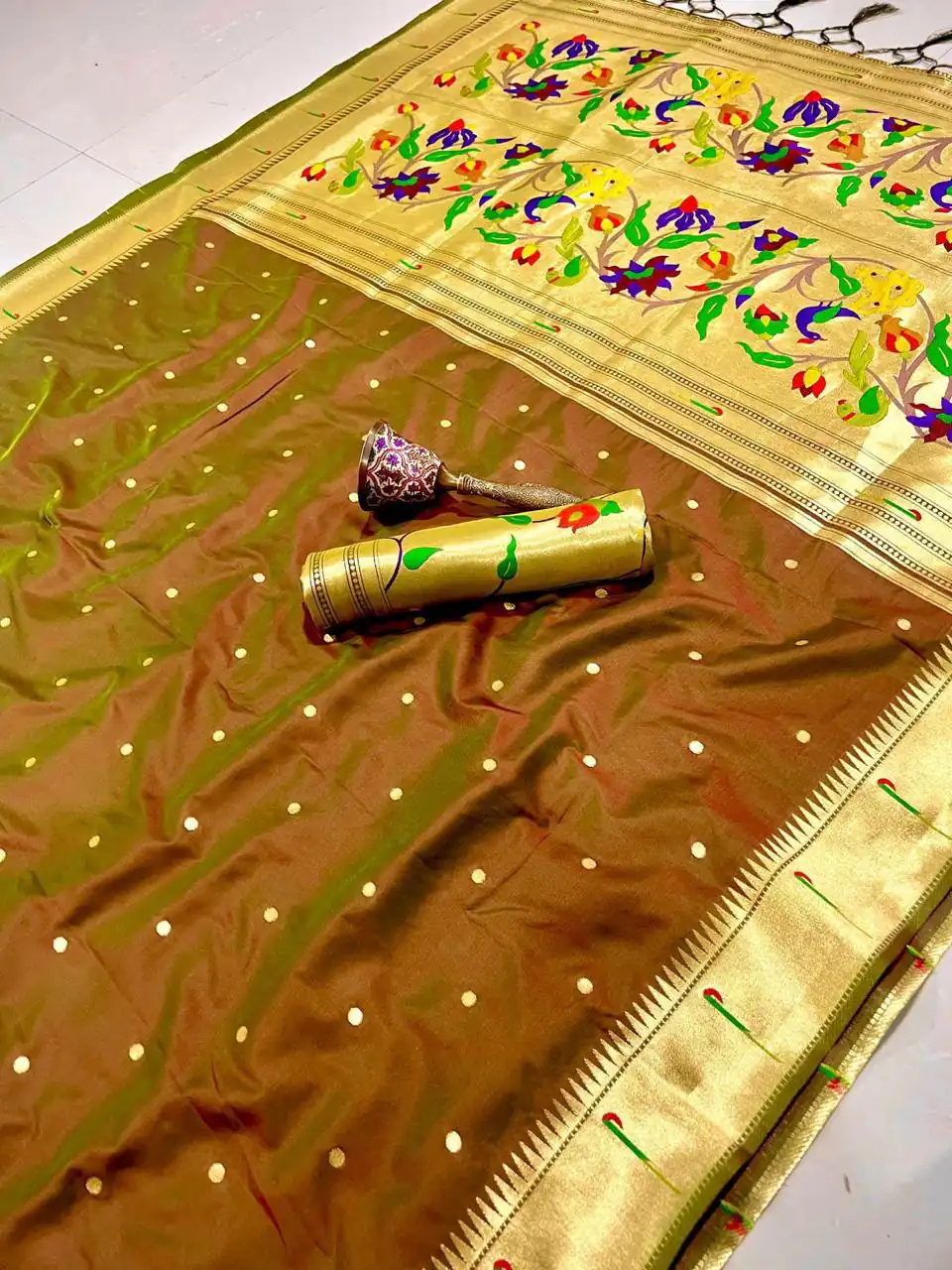 Brown Pure Banarasi Silk Zari Work Saree | Sarees, Bollywood Sarees, Creative Sarees, Designer Sarees, Embroidered Sarees, Ethnic Saree, Modern Digital sarees, Party Wear Sarees