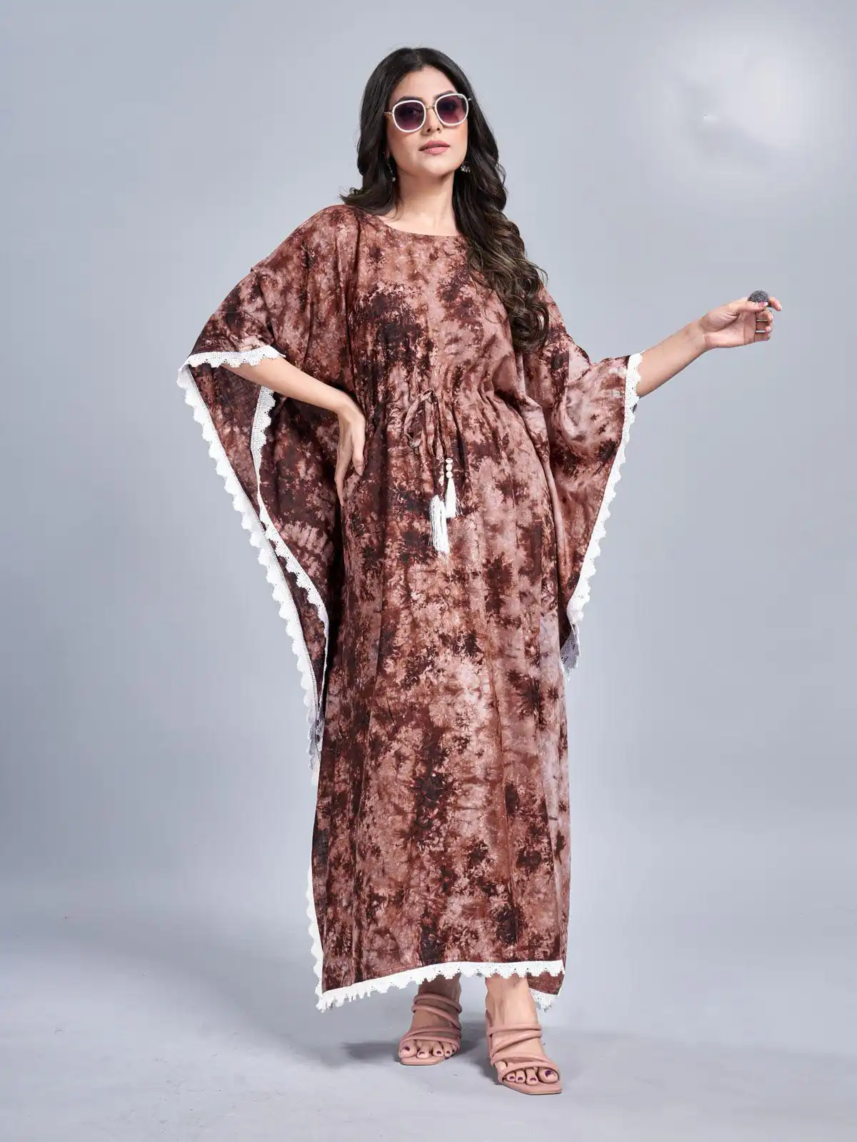Brown Rayon Slab Center Belt Kaftan Suit | Jump Suits, Salwar suit, Casual Suits, Creative suits, Designer Suits, Palazzo Suits, Party Wear Suits, Patiala Suits, Straight Suits
