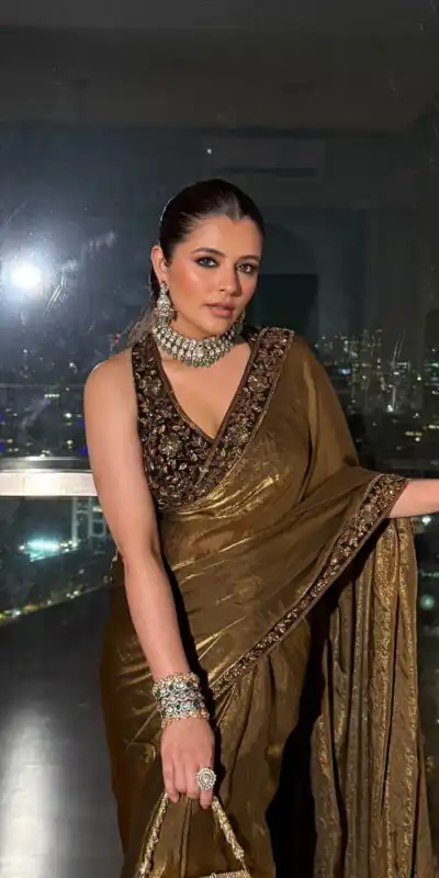 Brown Space Silk Embroidery Zari Work Saree | Sarees, Bollywood Sarees, Creative Sarees, Designer Sarees, Embroidered Sarees, Ethnic Saree, Modern Digital sarees, Party Wear Sarees