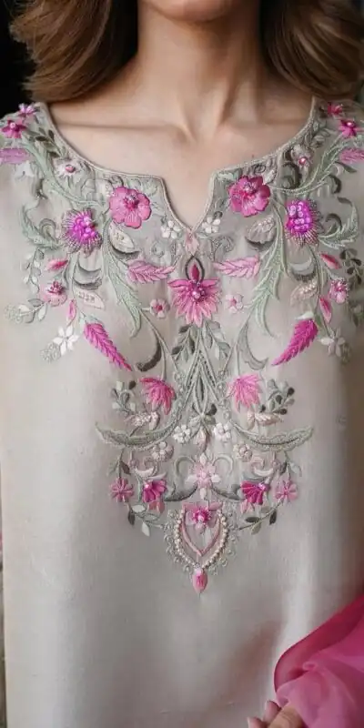Chiku French Crape With Embroidery Work Salwar Suit | Jump Suits, Salwar suit, Casual Suits, Creative suits, Designer Suits, Palazzo Suits, Party Wear Suits, Patiala Suits, Straight Suits