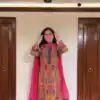 Classic Pink Georgette Mirror Digital Print Salwar Suit | Jump Suits, Salwar suit, Casual Suits, Creative suits, Designer Suits, Palazzo Suits, Party Wear Suits, Patiala Suits, Straight Suits
