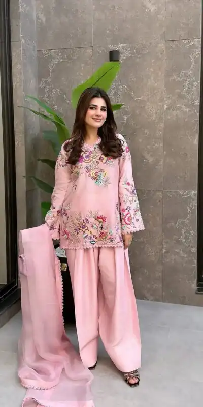 BE 469 Pink in Organza ace Work & Embroidery Work Salwar Suit . Special Price ₹2049. Delivery 4-6 Working Days. Shop now. | Jump Suits, Salwar suit, Casual Suits, Creative suits, Designer Suits, Palazzo Suits, Party Wear Suits, Patiala Suits, Straight Suits