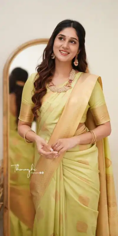 Classic Pista Lichi Silk Jacquard Work Saree | Sarees, Bollywood Sarees, Creative Sarees, Designer Sarees, Embroidered Sarees, Ethnic Saree, Modern Digital sarees, Party Wear Sarees
