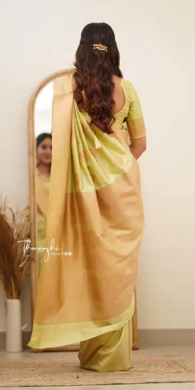Classic Pista Lichi Silk Jacquard Work Saree | Sarees, Bollywood Sarees, Creative Sarees, Designer Sarees, Embroidered Sarees, Ethnic Saree, Modern Digital sarees, Party Wear Sarees
