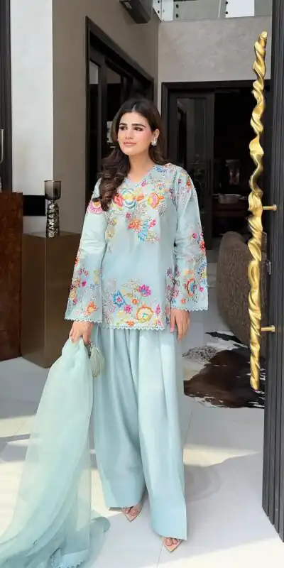 BE 469 Sky Blue in Organza ace Work & Embroidery Work Salwar Suit . Special Price ₹2049. Delivery 4-6 Working Days. Shop now. | Jump Suits, Salwar suit, Casual Suits, Creative suits, Designer Suits, Palazzo Suits, Party Wear Suits, Patiala Suits, Straight Suits