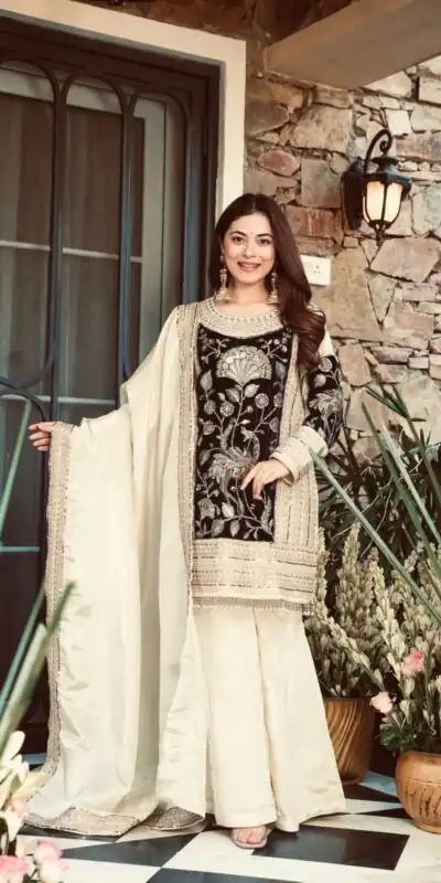 Coffee Glass Organza Silk Sequence Work Salwar Suit | Jump Suits, Salwar suit, Casual Suits, Creative suits, Designer Suits, Palazzo Suits, Party Wear Suits, Patiala Suits, Straight Suits