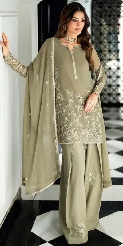 RTC 6037 Sage Green Faux Georgette Salwar Suit with Designer Work. Affordable Price ₹2149. Delivery 4-6 Working Days. Shop now. | Jump Suits, Salwar suit, Casual Suits, Creative suits, Designer Suits, Palazzo Suits, Party Wear Suits, Patiala Suits, Straight Suits