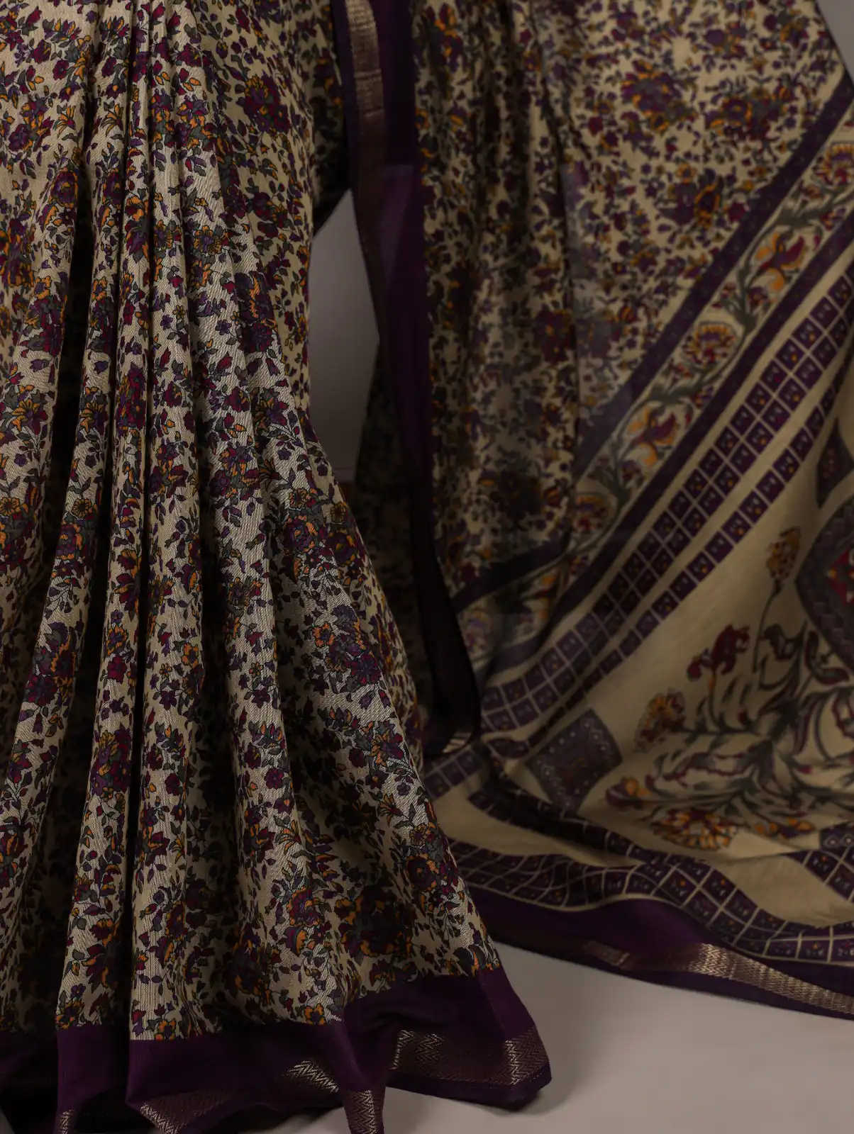 Dark Purple Polyester Viscose Chanderi Zari Work Saree | Sarees, Bollywood Sarees, Creative Sarees, Designer Sarees, Embroidered Sarees, Ethnic Saree, Modern Digital sarees, Party Wear Sarees
