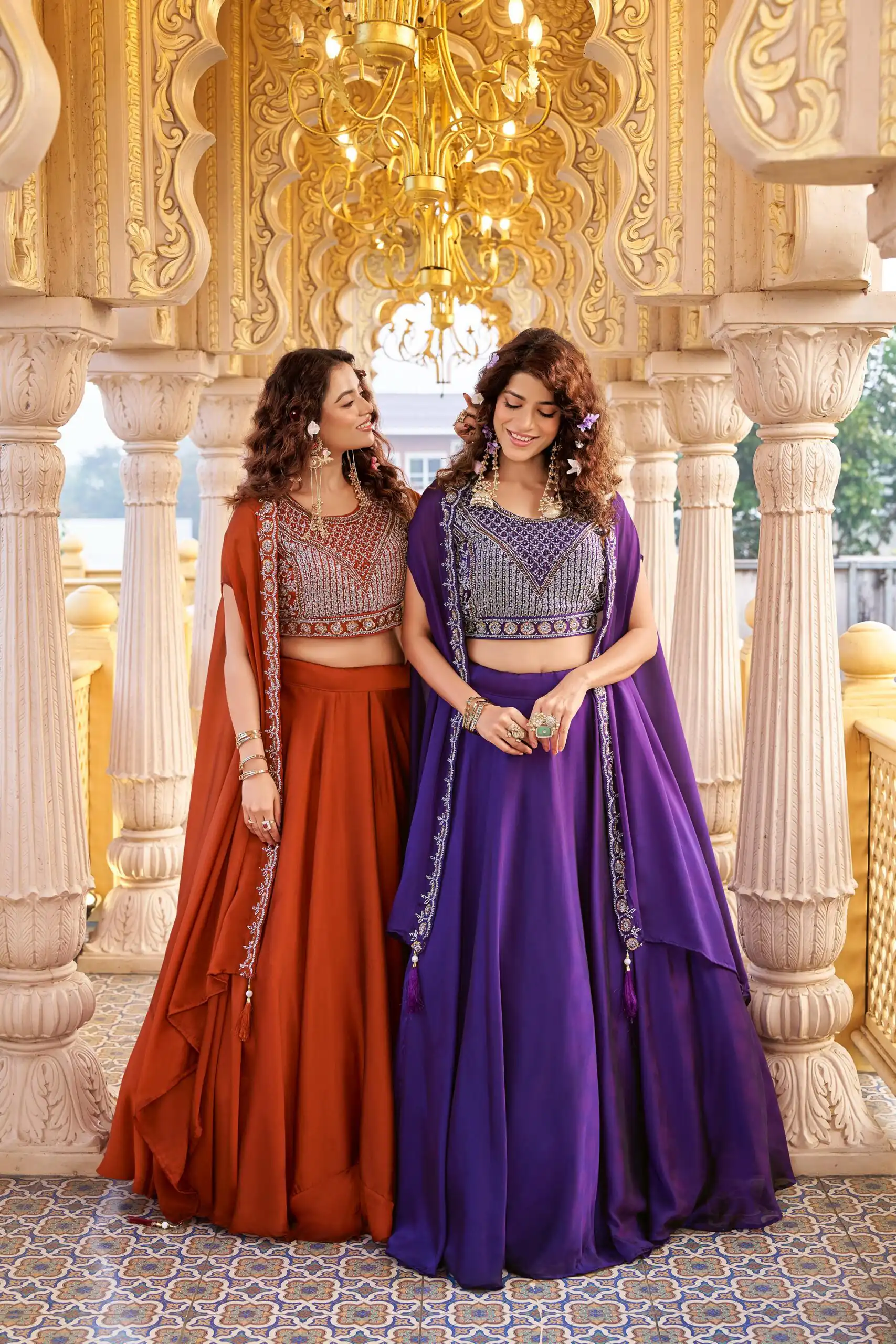 Dark Purple Rangoli Silk Embroidery Work Lehenga Choli | Lehenga, Bollywood Lehenga, Creative Lehenga, Designer Lehenga, Embroidered Lehenga, Party Wear Lehenga