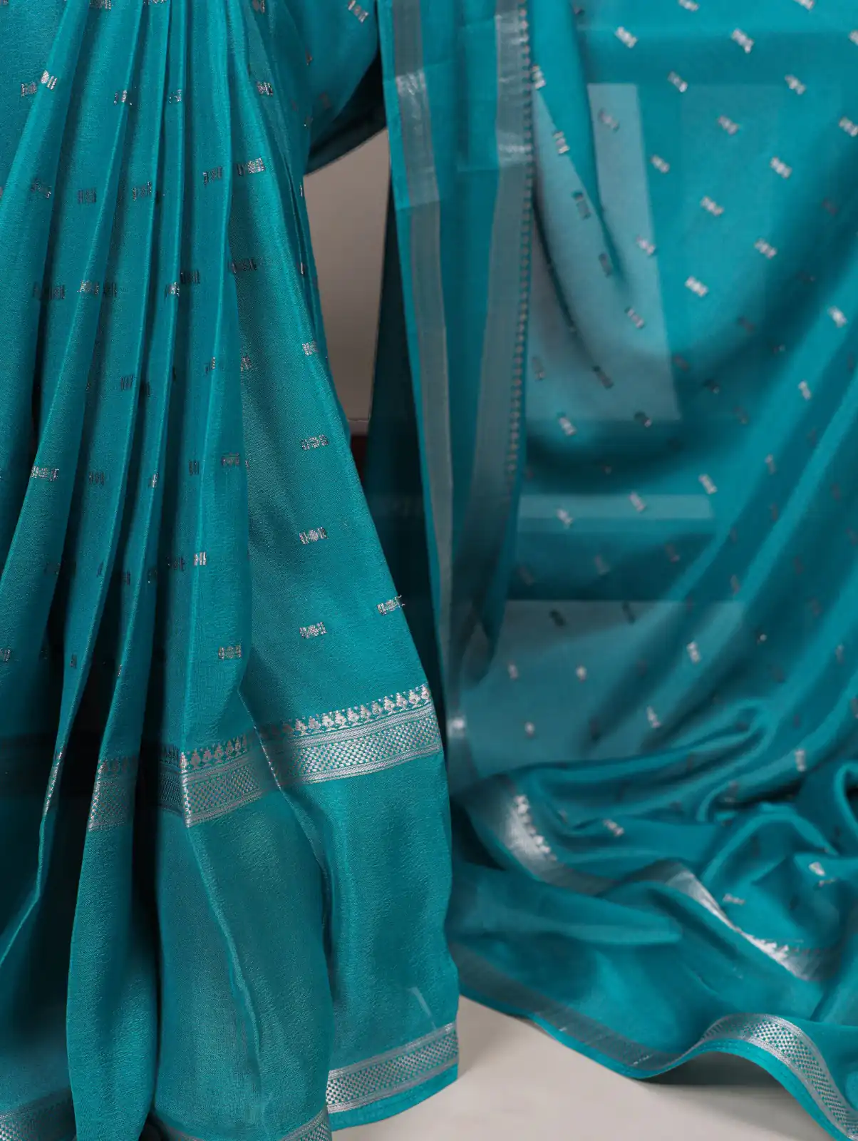Firozi Crepe Weaving Work Saree | Sarees, Bollywood Sarees, Creative Sarees, Designer Sarees, Embroidered Sarees, Ethnic Saree, Modern Digital sarees, Party Wear Sarees