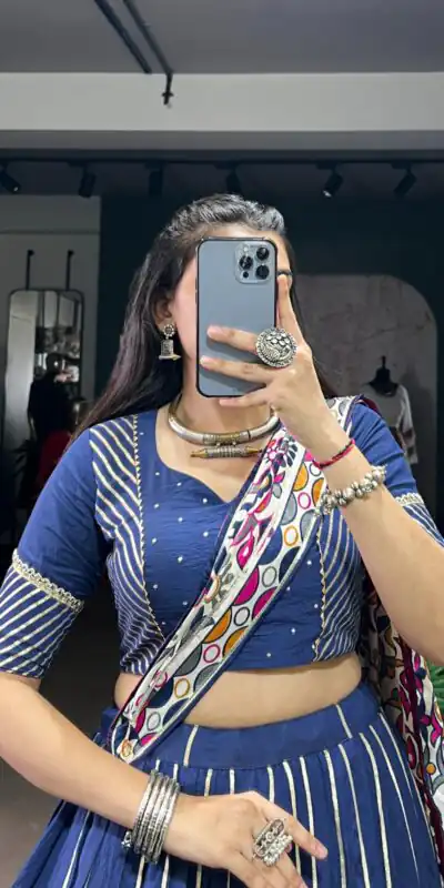 Firozi Pure Chanderi Zari Work Gotta Patti Lehenga Choli | Lehenga, Bollywood Lehenga, Creative Lehenga, Designer Lehenga, Embroidered Lehenga, Party Wear Lehenga