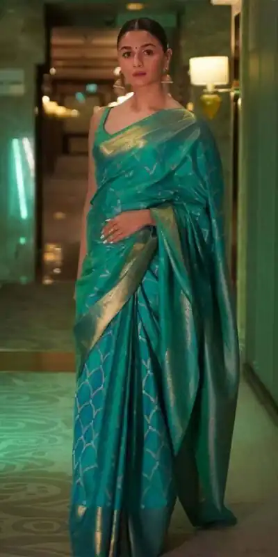 Firozi Soft Lichi Silk With Lace Border Saree | Sarees, Bollywood Sarees, Creative Sarees, Designer Sarees, Embroidered Sarees, Ethnic Saree, Modern Digital sarees, Party Wear Sarees