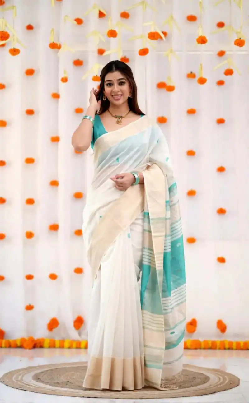 Firozi Soft Lilan Slab Lace Border Work Saree | Sarees, Bollywood Sarees, Creative Sarees, Designer Sarees, Embroidered Sarees, Ethnic Saree, Modern Digital sarees, Party Wear Sarees
