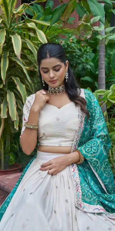Firozi Tissue Silk Embroidery Work Lehenga Choli | Lehenga, Bollywood Lehenga, Creative Lehenga, Designer Lehenga, Embroidered Lehenga, Party Wear Lehenga