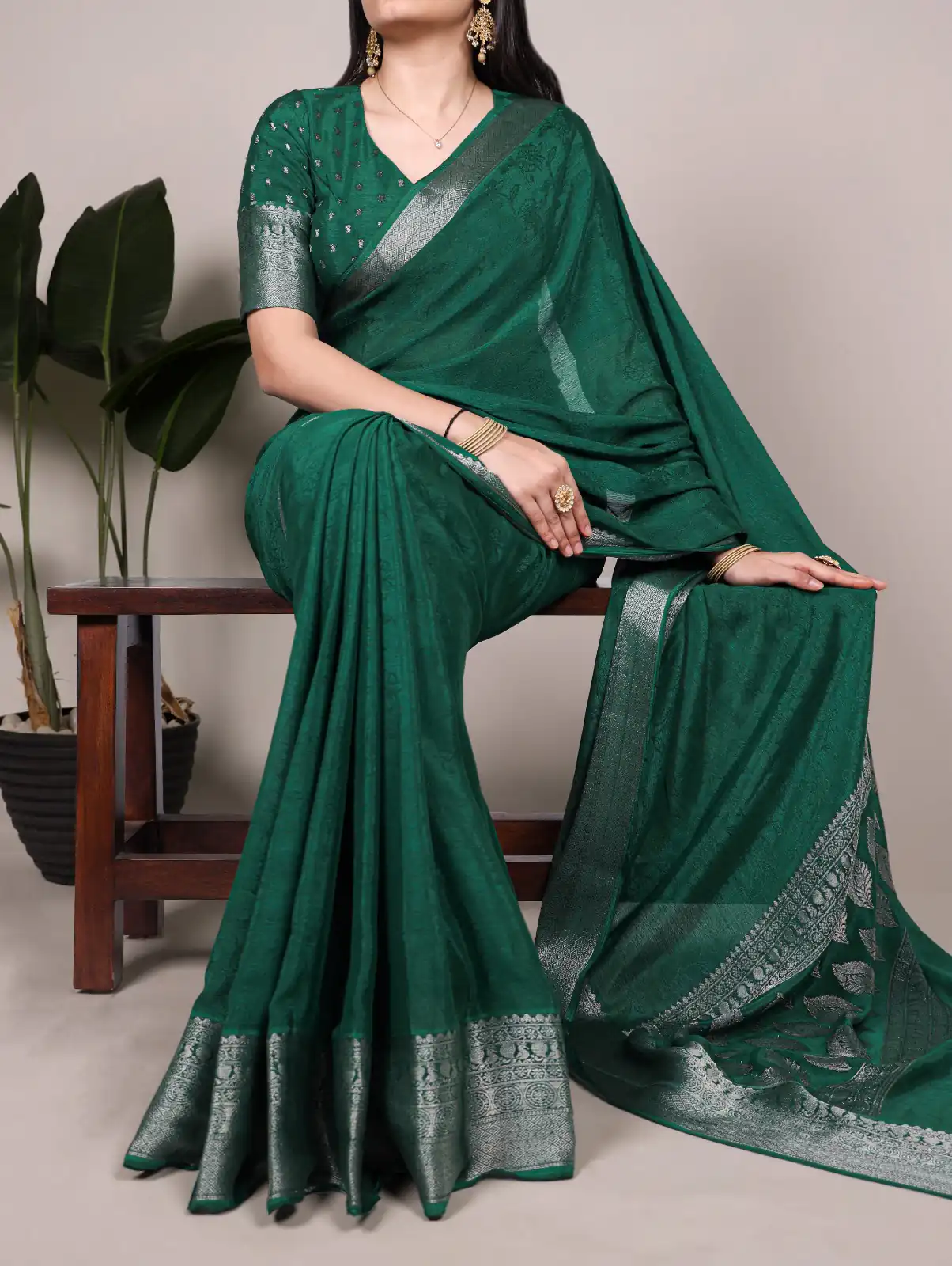 Green Chinon Zari Weaving Work Saree | Sarees, Bollywood Sarees, Creative Sarees, Designer Sarees, Embroidered Sarees, Ethnic Saree, Modern Digital sarees, Party Wear Sarees