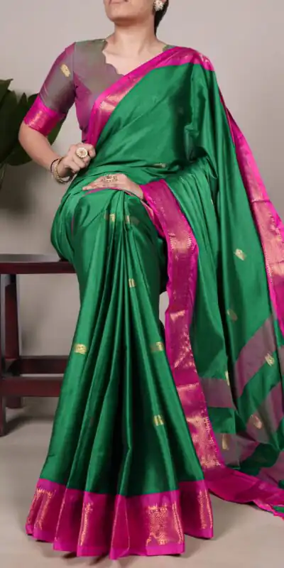 Green Cotton Paithani Saree | Sarees, Bollywood Sarees, Creative Sarees, Designer Sarees, Embroidered Sarees, Ethnic Saree, Modern Digital sarees, Party Wear Sarees