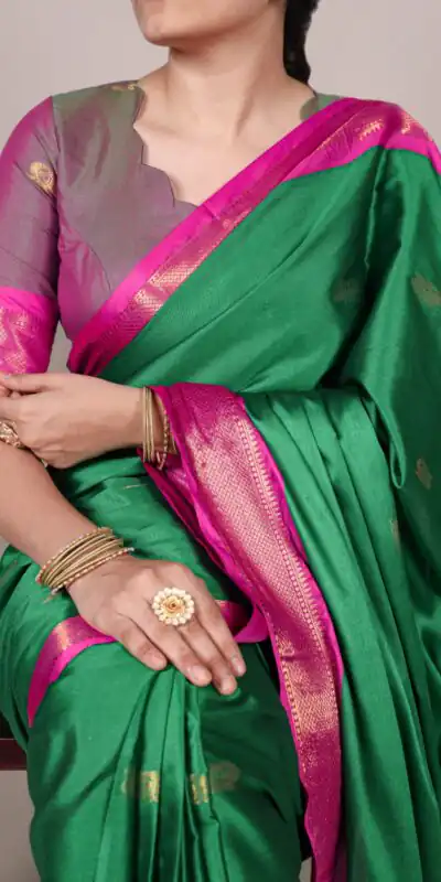 Green Cotton Paithani Saree | Sarees, Bollywood Sarees, Creative Sarees, Designer Sarees, Embroidered Sarees, Ethnic Saree, Modern Digital sarees, Party Wear Sarees