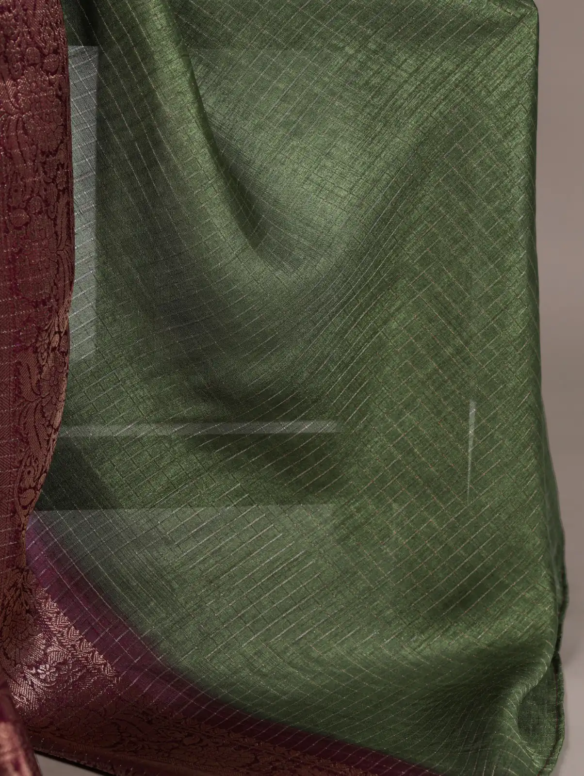 Green Dola Chex Zari Work Saree | Sarees, Bollywood Sarees, Creative Sarees, Designer Sarees, Embroidered Sarees, Ethnic Saree, Modern Digital sarees, Party Wear Sarees