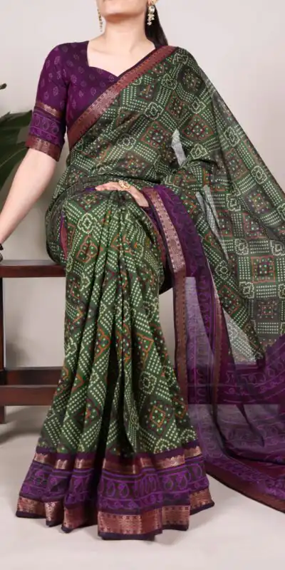 Green Polyester Weaving Printed Saree | Sarees, Bollywood Sarees, Creative Sarees, Designer Sarees, Embroidered Sarees, Ethnic Saree, Modern Digital sarees, Party Wear Sarees