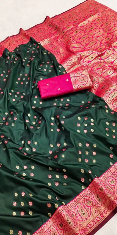 Green Rich Banarasi Silk Zari Lace Work Saree | Sarees, Bollywood Sarees, Creative Sarees, Designer Sarees, Embroidered Sarees, Ethnic Saree, Modern Digital sarees, Party Wear Sarees