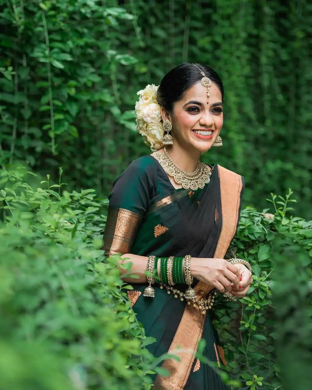 Green Soft Lichi Silk With Jacquard Saree | Sarees, Bollywood Sarees, Creative Sarees, Designer Sarees, Embroidered Sarees, Ethnic Saree, Modern Digital sarees, Party Wear Sarees