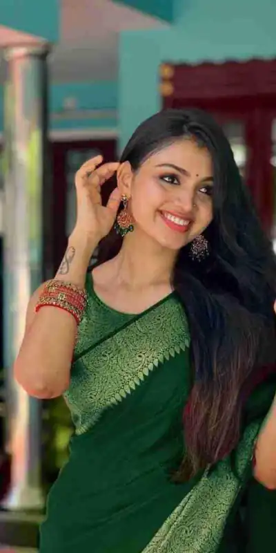 Green Soft Litchi Silk Jacquard Work Saree | Sarees, Bollywood Sarees, Creative Sarees, Designer Sarees, Embroidered Sarees, Ethnic Saree, Modern Digital sarees, Party Wear Sarees